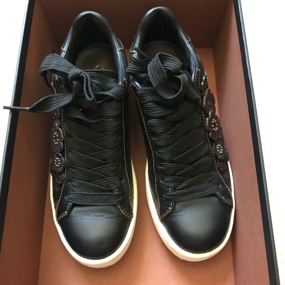 Coach sneakers with flower details, size: 5.5 - Picture 1 of 8